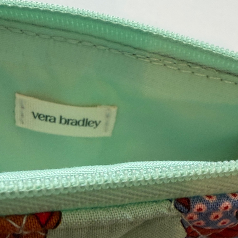 Vera Bradley wristlet Toasty Teddies-  quilted cotton NWT - Picture 2 of 4
